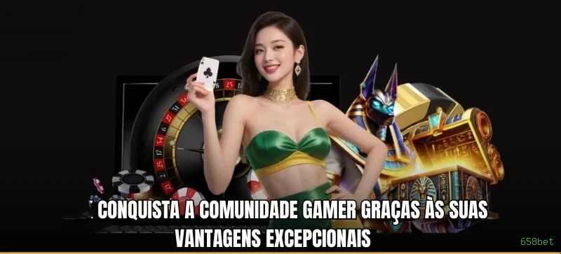 Imagem promocional do cassino online da 658bet mostrando jogos ao vivo