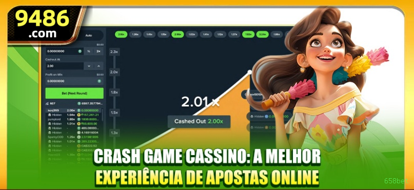 Imagem promocional da experiência de game da 658bet
