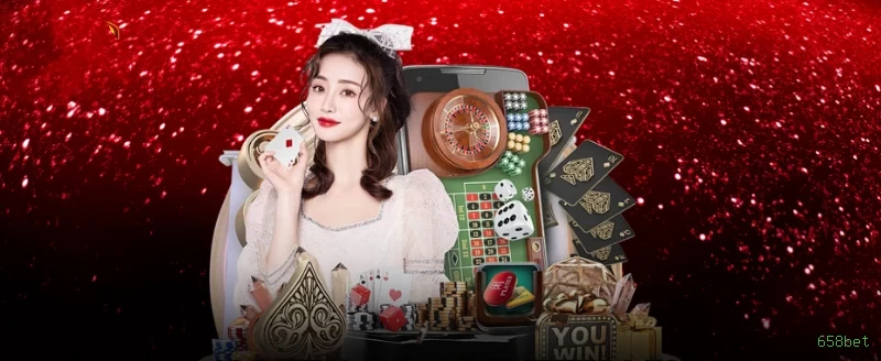 Imagem promocional da experiência de game da 658bet