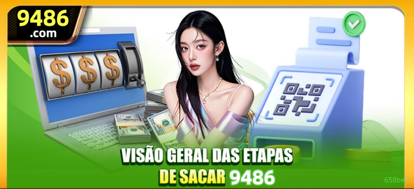 Imagem promocional do login da 658bet